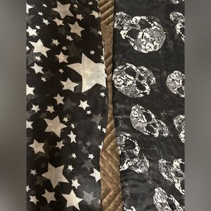 2 black scarves excellent condition